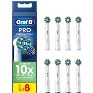 Comparateur de prix : Oral-B Brossette dentaire Oral-B Brossettes Cross action x8 X-filaments
