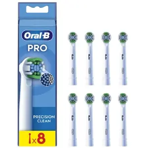 Comparateur de prix : Pack de 8 brossettes pour brosse à dents Oral-B Pro Precision Clean