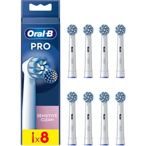 Comparateur de prix : Pack de 8 brossettes pour brosse à dents Oral-B Pro Sensitive Clean