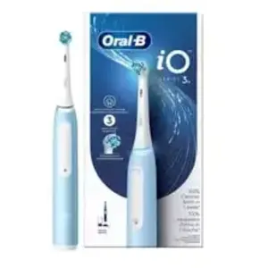 Comparateur de prix : Oral-B iO 3 Brosse à Dents Électrique, Bleue, 1 Porte-Brossettes