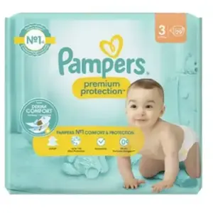 Comparateur de prix : Pampers Premium Protection Taille 3 Couches x29 6 kg - 10 kg