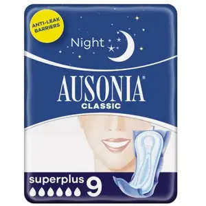 Comparateur de prix : Ausonia Night compresse super plus 9 u