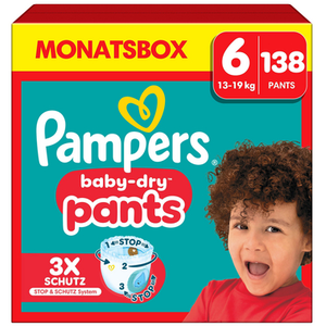 Couches Taille Pampers Baby Dry Taille 136 Couches 6-10 Kg