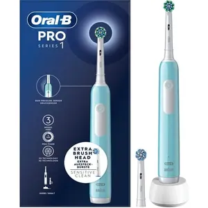 Comparateur de prix : Oral-B Pro Series 1 Adulte Brosse à dents oscillante Bleu, Blanc
