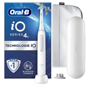 Braun Brosse à dents électrique Oral B iO Series 4 Edition Cadeau Blanc pas cher