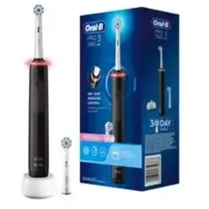 Comparateur de prix : Brosse à dents électrique ORAL-B PRO 3 Sensi Ultra Thin Noire HBOX TU