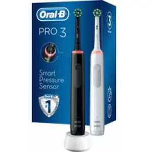 Comparateur de prix : Oral-b 760765 - oral-b pro 3 3900 duopack black-white edition jas22