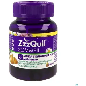 Zzzquil sommeil mangue & banane 30 gommes