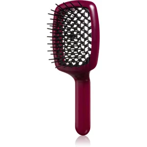 Janeke Curvy "M" Vented Brush brosse plate pour protéger les cheveux c...