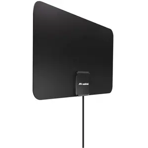 Meliconi Antenne TV Easy Fit, Amplifiée, Ultra Slim, Compatible DVB-T2...