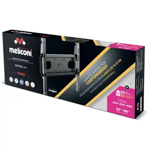 Comparateur de prix : Support mural pour TV - MELICONI - Slimstyle Plus Extra 400F - VESA 200-300-400 - Charge max. 60 kg