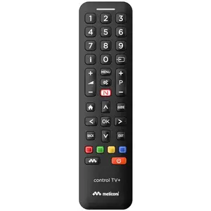 Comparateur de prix : Meliconi - control tv+ télécommande universelle noire - 808035