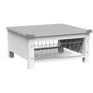 Comparateur de prix : Socle rehausseur machines avec tiroir blanc Meliconi 8006023292042