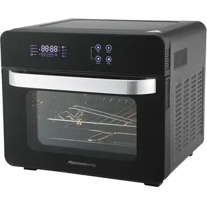 Comparateur de prix : Melchioni Family | Combo Friteuse à air VITTORIA, Capacité 24 litres, Friteuse + Four statique et ventilé avec 11 programmes, 45-230°, Couleur Noir