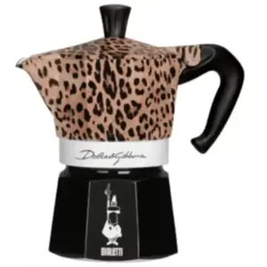 Cafetière italienne BIALETTI Moka Express 3 Cups Collection D&G Leopa