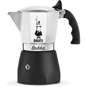 BIALETTI Cafetière 2 tasses Brikka nouveau modèle 0007312 Noir pas cher