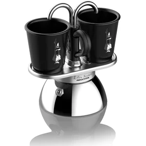 Set mini induction 2 tasses noir - Bialetti - Noir - Aluminium pas cher