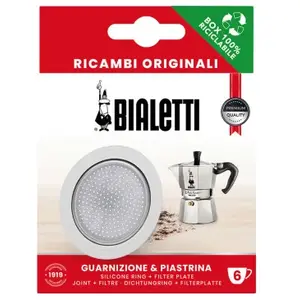 Bialetti Joint BIALETTI x1 silicone + 1 filtre 6 tasses