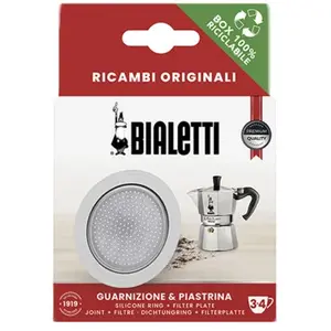 Bialetti Pièces de rechange, comprend 1 joint et 1 plaque, compatibles... pas cher