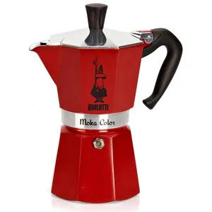 Comparateur de prix : BIALETTI Cafetière italienne 6 tasses Rouge - Moka Express Color