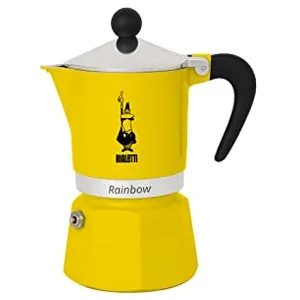 Comparateur de prix : Cafetiere Italienne -   - Rainbow - 6 Tasses - 0,30 L - Jaune Bialetti