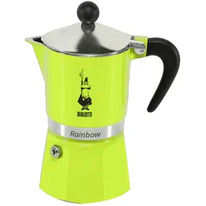 Comparateur de prix : BIALETTI 4972 MACHINE À EXPRESSO POUR 3 TASSES, ALUMINIUM, VERT, 30 X