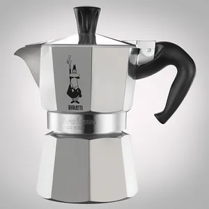 Comparateur de prix : Cafetière Bialetti Moka Express en aluminium (9 tasses), 420 ml, argent