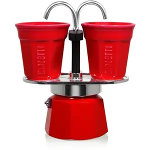 Cafetière italienne Bialetti Set Mini Express 6190 Rouge pas cher