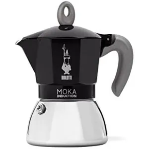 Comparateur de prix : Cafetière à induction Bialetti Moka Induction Black 6 cups (6 tasses)
