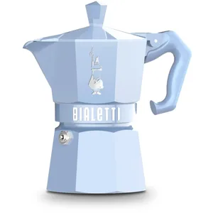 BIALETTI Moka Exclusive 3 Coupes en Azure pas cher