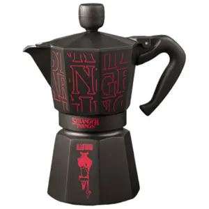 BIALETTI Cafetière italienne 6 tasses STRANGER THINGS noir
