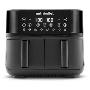 Comparateur de prix : Friteuse Nutribullet Air Fryer Double Bac NBA081B 2850 W Noir