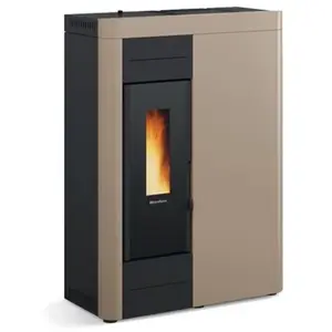 Poêle à Granulés Extraflame 1282602 Virna Idro Taupe pas cher