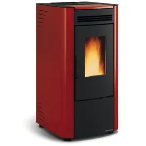Ferramenta1.com - Poêle à granules - extraflame Ketty Evo 2.0 6.5 kW Bordeaux pas cher