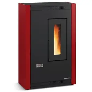 Extraflame - Poêle à Granulés Slim Nordica Luisella 4,4 Kw Bordeaux pas cher