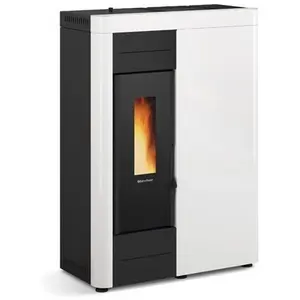 Poêle à Granulés Extraflame 1282601 Virna Idro Blanc