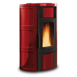 Poêle à Granulés Extraflame 001286500 Iside Idro H15 Bordeaux