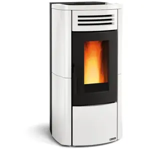 Comparateur de prix : Poêle à granulés de bois12.1kw acier blanc Nordica Extraflame terryplusblanc