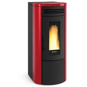 Comparateur de prix : 1 X POÊLE THERMO A PELLETS COSTANZA IDRO Couleur bordeaux