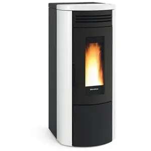 1 X POÊLE THERMO A PELLETS COSTANZA IDRO Couleur blanc pas cher