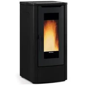 Extraflame - Poêle à granulés de bois 10kw noir - Nordica teoremanoir