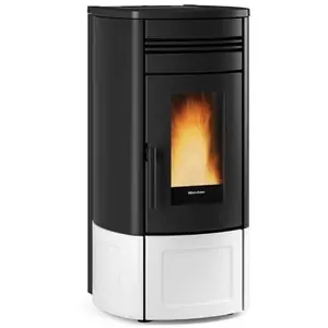 Poêle à Granulés Extraflame 001286475 Noris Plus Lux Blanc