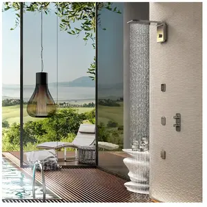 Bossini Syncro Set de douche de tête, 3 jets, I00591000075005, pas cher