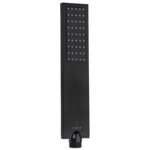 Bossini Douchette laiton jet de pluie flat one noir mat BLACK & WHITE - BOSSIN... pas cher
