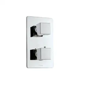 Mélangeur de douche thermostatique chrome 2/3/4/5 voies Bossini Cube -... pas cher