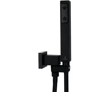 Ensemble CUBE encastrable avec support orientable, douchette et flexib...