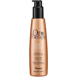 Comparateur de prix : Fanola Oro Therapy Gold Fluid lait cheveux à l'or 24 carats 200 ml