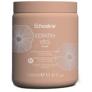 pettenon cosmetics spa s.b. Echosline Keratin veg Mask masque nourrissant intense pour cheveux secs et poreux avec acides aminés 1000 mlVendu paronebioshop