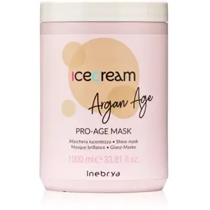 Inebrya Ice Cream Argan Age Pro Age Mask - Maschera Lucentezza 1000ml