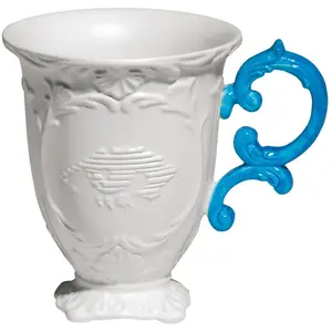 Comparateur de prix : Seletti - Mug I-Wares - Bleu - Porcelaine - Designer Selab